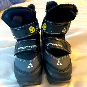 Fischer Snowstar nordic ski boot, toddler sz 25 / 8.5-9
